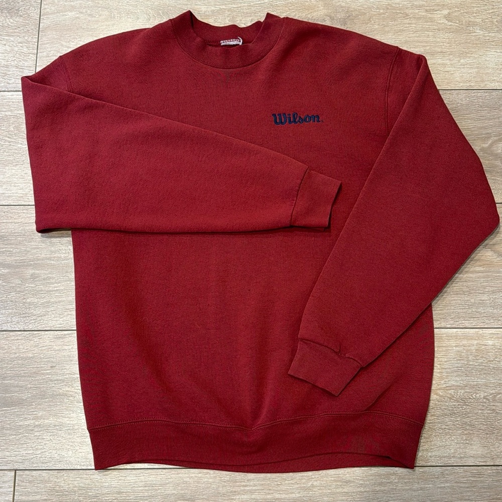 Wilson Red Crewneck Size Medium